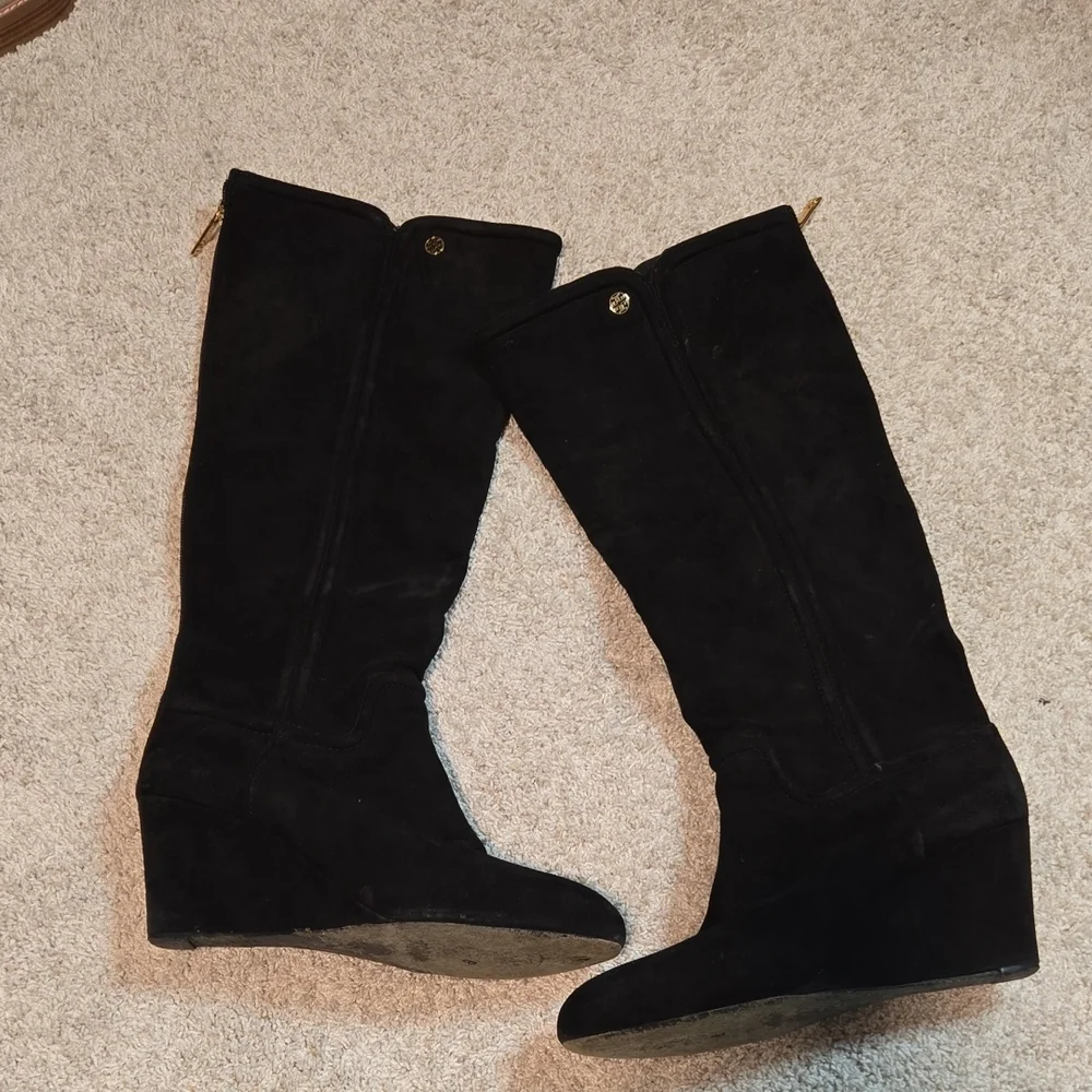 Tory Burch Irene Black Suede‎ Boot
